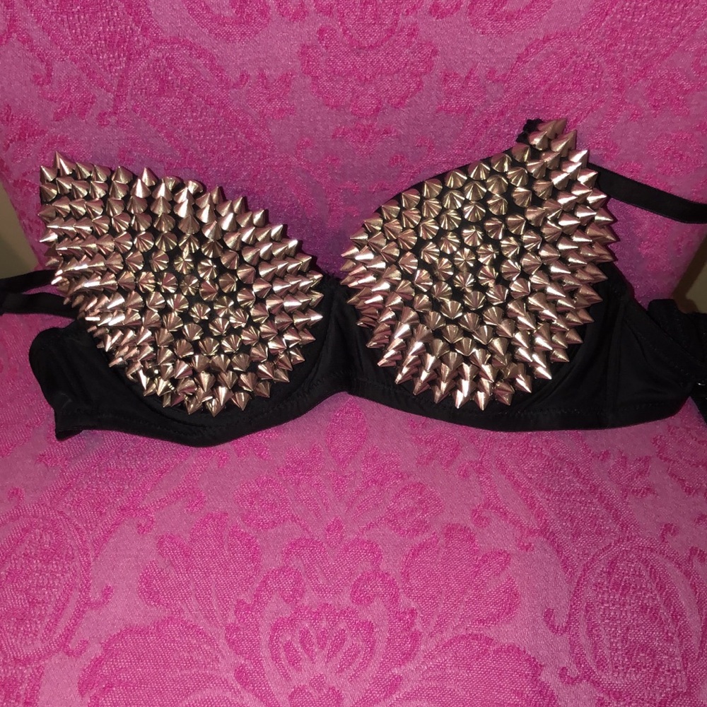 Spencer’s Gifts Spikey Bra